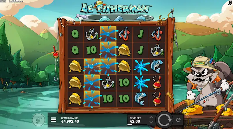 Game grid: layout, wins, and special symbols